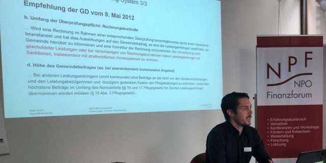 Rückblick ERFA Controlling System der ambulanten Pflegebeiträge der Stadt Zürich