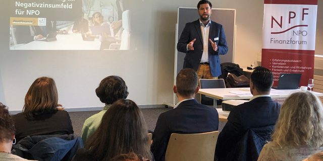 Anlass bei der PostFinance zur Liquiditätsbewirtschaftung im Negativzinsumfeld für NPO